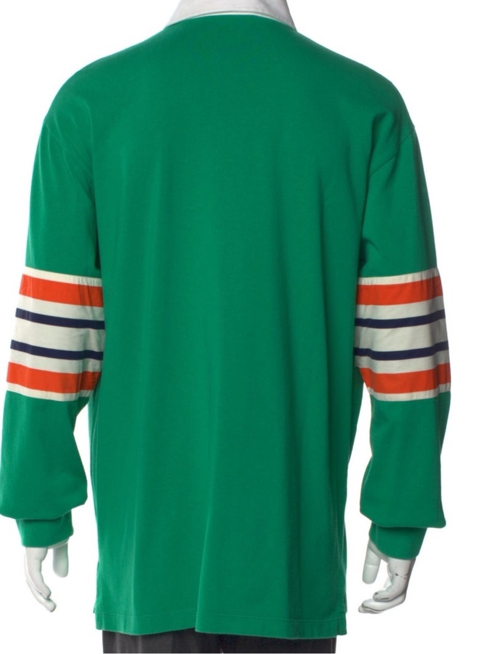 Gucci Interlocking G Logo Rugby Polo Shirt Alessandro Michele XL Rare - Picture 3 of 4